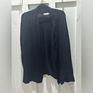 Madison Navy‎ Ribbed Cardigan